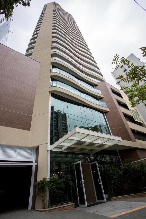 桑托斯Residencial Estanconfor Com Vista Mar Ac E Garagem公寓 外观 照片